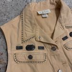 Cache Vintage  Denim Western Style Vest Photo 1