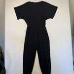 Gap  Jumpsuit Womens‎ Small Black Kimono Sleeve Jumper Stretch Dressy Pockets Photo 1