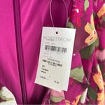 Maggy London Desert Bloom Floral Long Sleeve A-line Dress In Wine Ruffle Trim 2 Photo 6