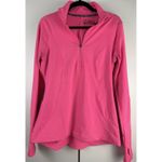 Victoria's Secret  VSX Sport Knockout Pink Long Sleeve Half Zip Athletic Jacket M Photo 1