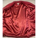 L.L. Bean Cashmere Wool Blazer Jacket Valentine's Day Red Classic Workwear Size XL Photo 3
