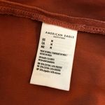 American Eagle  Womens Mini Dress Puff Sleeve Low Back Cottagecore Orange M Photo 3