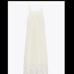 ZARA Limited Edition Linen Lace Dress Photo 6