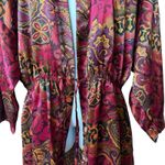 Vintage Victoria’s Secret Robe Floral Satin Y2K Lingerie Glam Coquette M/L Size L Photo 7
