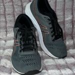 ASICS  Gray and Black Athletic Shoes with‎ Breathable Mesh Photo 0
