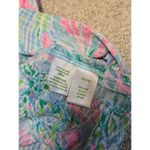 Lilly Pulitzer Women's Small XS Etta Top Amalfi Blue Best Fishes High Low Beach Photo 6