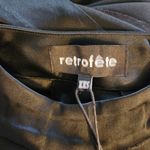 Retrofête Retrofete Sab Dress Black Maxi Halter Satin Size XXS NWT Sleeveless Slit Photo 12