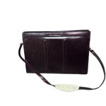 Women's Heritage Burgundy Leather Laptop Bag One Size Photo 1