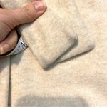 Joie NEW  Cream Sleeveless Waist Tie Mid-length Double Breasted Peacoat Jacket M Photo 8