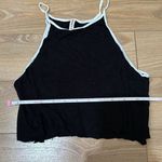 Emma & Sam  black and white halter tank size small Photo 2