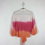 Young Fabulous and Broke NWT Carmen Ombre Tie Dye Tie Front Top Small Boho Beach Photo 12