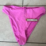 SKIMS  signature swim mid waist bottom‎ Neon Orchid NWT size M Photo 2