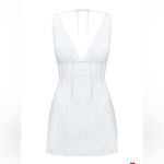 Princess Polly  Austria Drop Waist Mini Dress White Photo 3