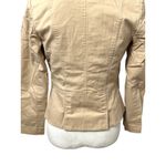 Apostrophe  Classic Jacket Flap Pockets Epaulettes Button Front Stretch Beige W 2 Photo 5