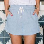 Gibson  Cabo Pool Drawstring Paperbag Shorts Ruffle Waist x Hi Sugarplum Small Photo 1