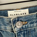 Slvrlake London Jeans SZ 27 NWT Shakedown Straight Leg Distress Denim High Waist Blue Photo 9