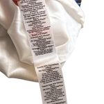 Karen Millen  Placed Border Print Tie Strap Metallic Smocked Midi Dress US 20 Photo 11