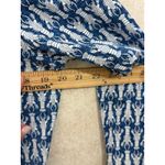 J. McLaughlin Catalina Cloth Blue Lobster Print 3/4 Sleeve Top Coastal Classic Photo 5
