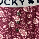 Lucky Brand | Floral Print Logo Cozy Pajama Lounge Pants Size L Photo 4