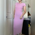 Free People  Beach Simone Ribbed Maxi‎ Dress Tshirt Size Small Violet Photo 1