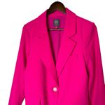 Vince Camuto Notch Collar Poly Base Blazer Hot Pink size 8 Photo 2