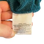 Teal Green Nike White Swoosh Logo Sweatshirt wide neck Kangaroo pocket Photo 3