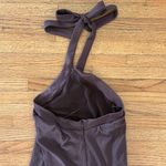 Rumer Brown Halter Dress Photo 5