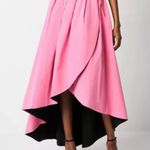 Johnny Wujek  Pink and Black Rosette Accent Prom Maxi Skirt NWT Photo 3