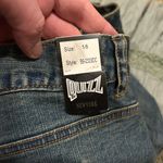 Quizz Denim and Olive Green Layered Bohemian Skirt Size 18 Blue Photo 3