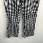 Lauren Ralph Lauren pants Black white Check Gingham print Size 10 Photo 2
