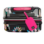 SJP clear cross body with pink luggage tags Black Photo 7