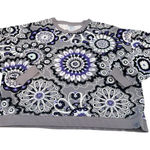 Vera Bradley  Woman's‎ L French Terry Crewneck Sweatshirt Tranquil Medallion Photo 0