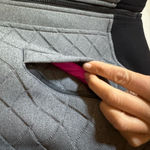 Athleta  Infusion Bomber‎ Embossed Quilted Athletic Jacket, Medium Photo 5