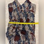 Veronica M  Black and Brown Patterned Jumpsuit Photo 9