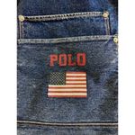 Ralph Lauren Vtg Polo US Flag Denim Duffle Bag X Large Photo 1