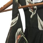 Charming Charlie  Black‎ Sleeveless Floral Tank Top Blouse Photo 1