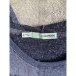 Maurice's Women Ombre Dip Dye V Neck Long Sleeve Hoodie Sweatshirt Top Size M Photo 3