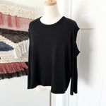 Rag and Bone Cold Shoulder Top Black M Photo 3