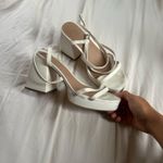 Urban Outfitters  White Heels Platform Photo 1