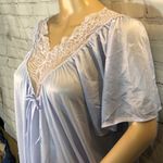 Vintage Purple Satin Night Dress With Lace Collar Size undefined Photo 4