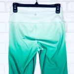 Athleta  Ombre High Waisted Leggings Athletic Workout Yoga‎ Pants Small Green Photo 5