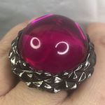 Crystal ball gun metal cocktail medieval size 7 GOT Pink Photo 2