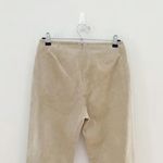 Moda International Vintage Y2K Leather Pants Beige Size 6 Photo 8