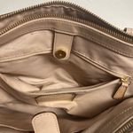 Coach Peyton Leather Jordan Double Zip Women’s Tote Handbag Cream Photo 9