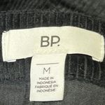 Nordstrom BP Black Corduroy Flared Wide Leg High Waist Velour Trousers Pants M Size M Photo 4