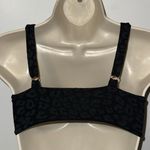 Tinibikini  Black Leopard Bikini Swim Top Women’s S Small Photo 1