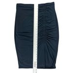 EXPRESS Dark Grey Modal Stretch Pencil Skirt Elastic Waist Size Medium Photo 2