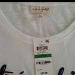 Maison Jules New  Large Short Sleeve T-Shirt Top Photo 4