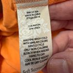 Soft Surroundings  Summer Breeze Rayon Linen Belted Shorts Nectarine Orange 3X Photo 8