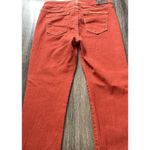 True Religion  Jeans Women’s Sz 27 Halle Mid Rise Denim Orange Red Made In USA Photo 13